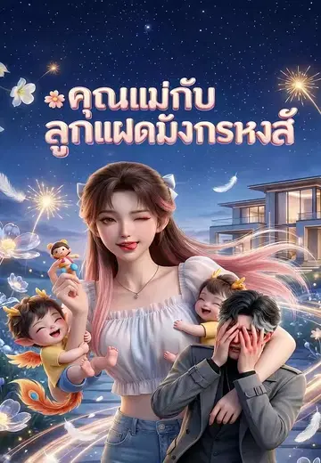 คุณแม่กับลูกแฝดมังกรหงส์