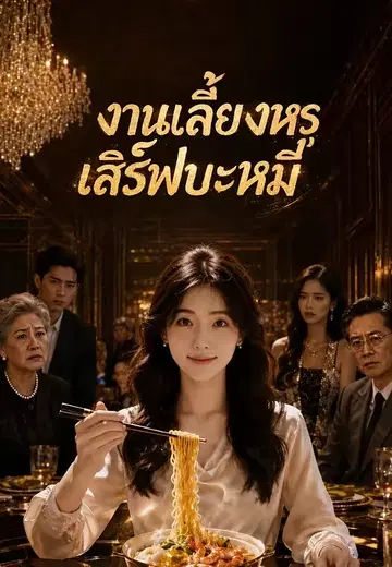 งานเลี้ยงหรูเสิร์ฟบะหมี่