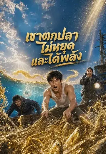 เขาตกปลาไม่หยุดและได้พลัง