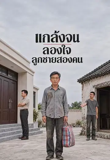 แกล้งจนลองใจลูกชายสองคน